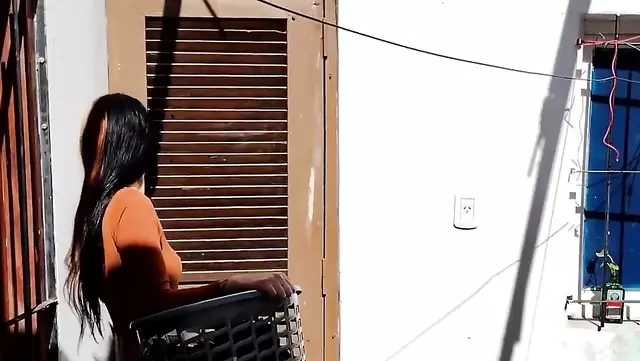 Fucked a stuck chilean woman with doggy style